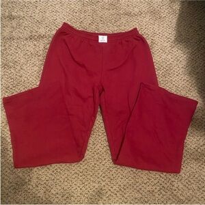 Parke Red Lounge Sweatpants Maroon